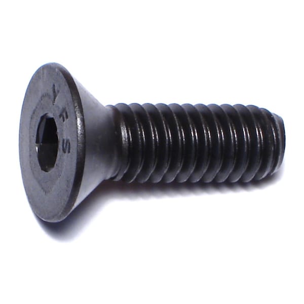 Midwest Fastener 5/16"-18 Socket Head Cap Screw, Flat, Plain Steel, 1 in Length, 10 PK 72271 - main